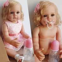 Кукла реборн 55 см.Полностью силиконовая,ЗD покраска.Видимые вены