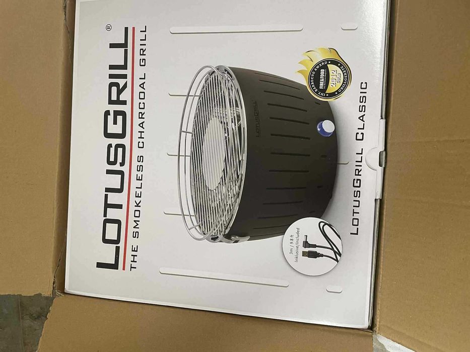 Grill węglowy bezdymny LotusGrill NOWY pomarańczowy