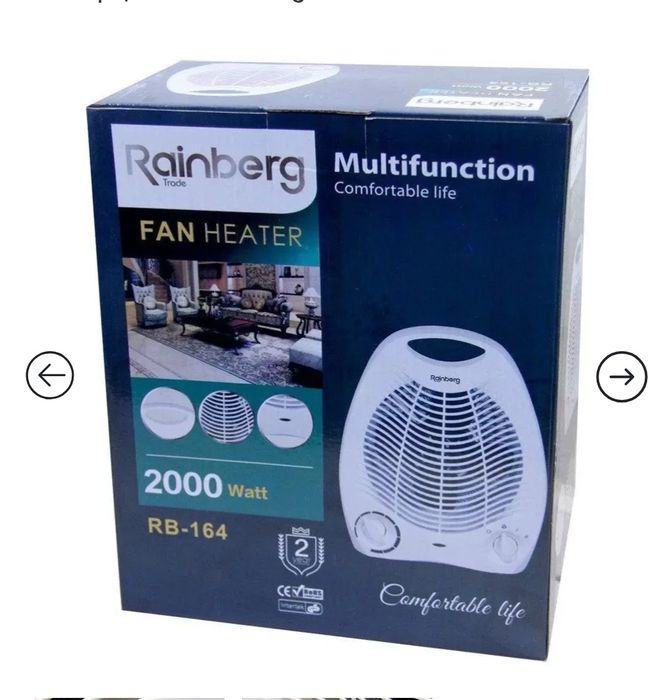 Обігрівач тепловентилятор  Rainberg RB-164