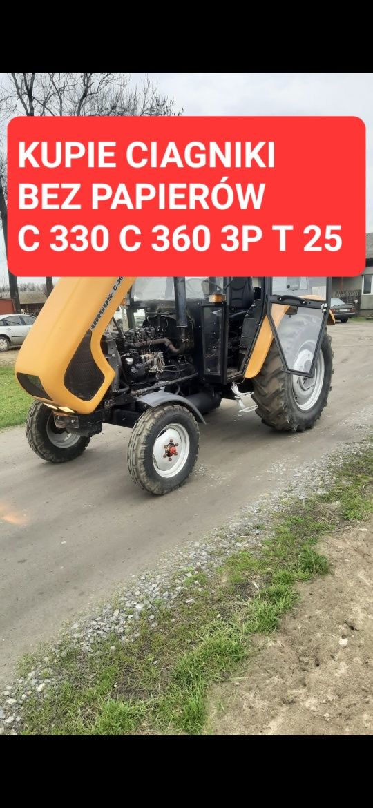 Ciagnik U-R-S-U-S c 360 3p S.K.U.P c 330M T25 Zetor MF