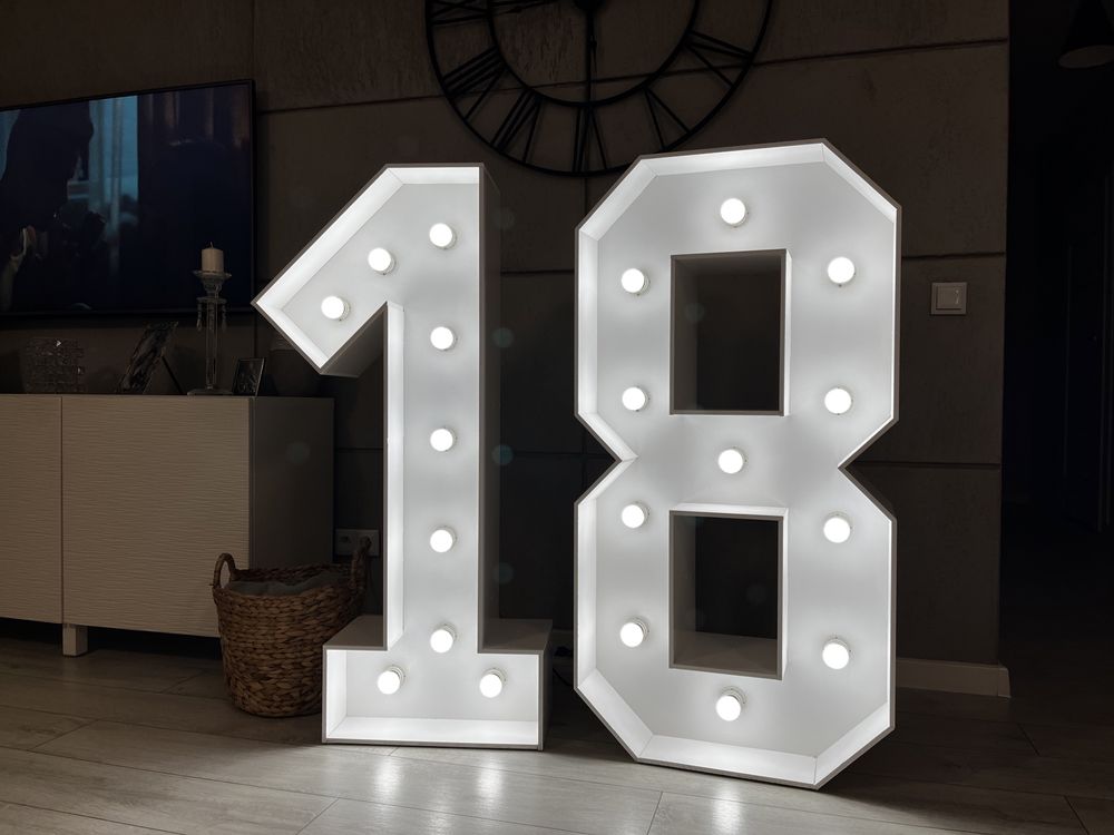 Cyfry led 18 duża 120 cm - producent