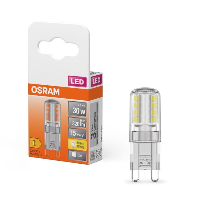 Lâmpada OSRAM LED (FRIO ou MORNO) - G9 - 2.6W = 30W