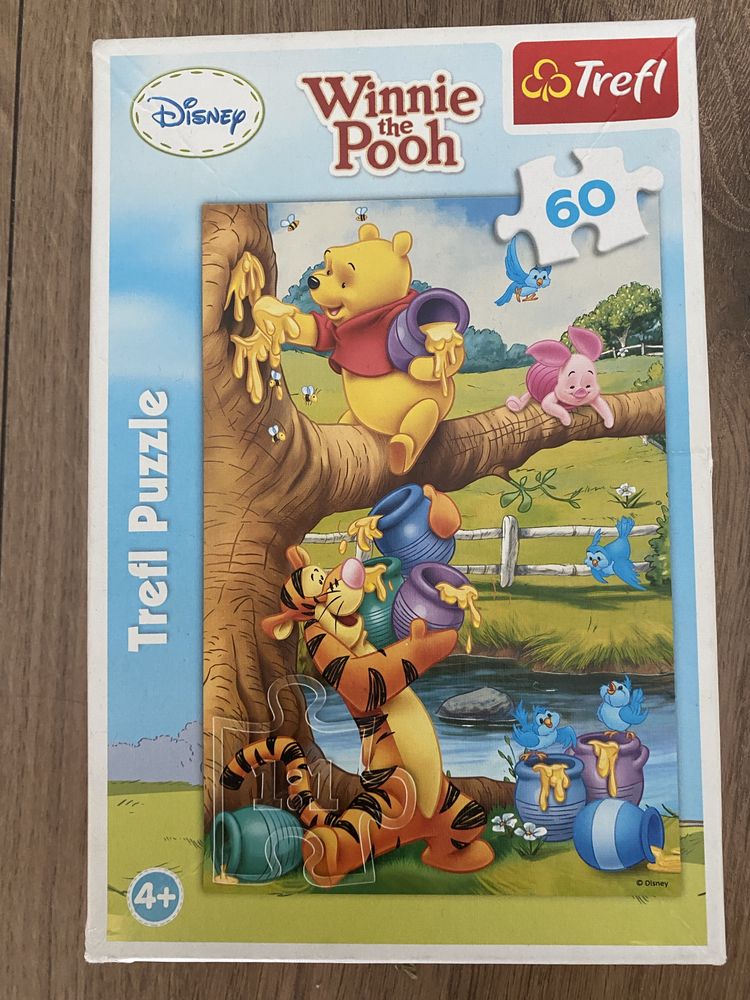 Puzzle Kubuś Puchatek 4+