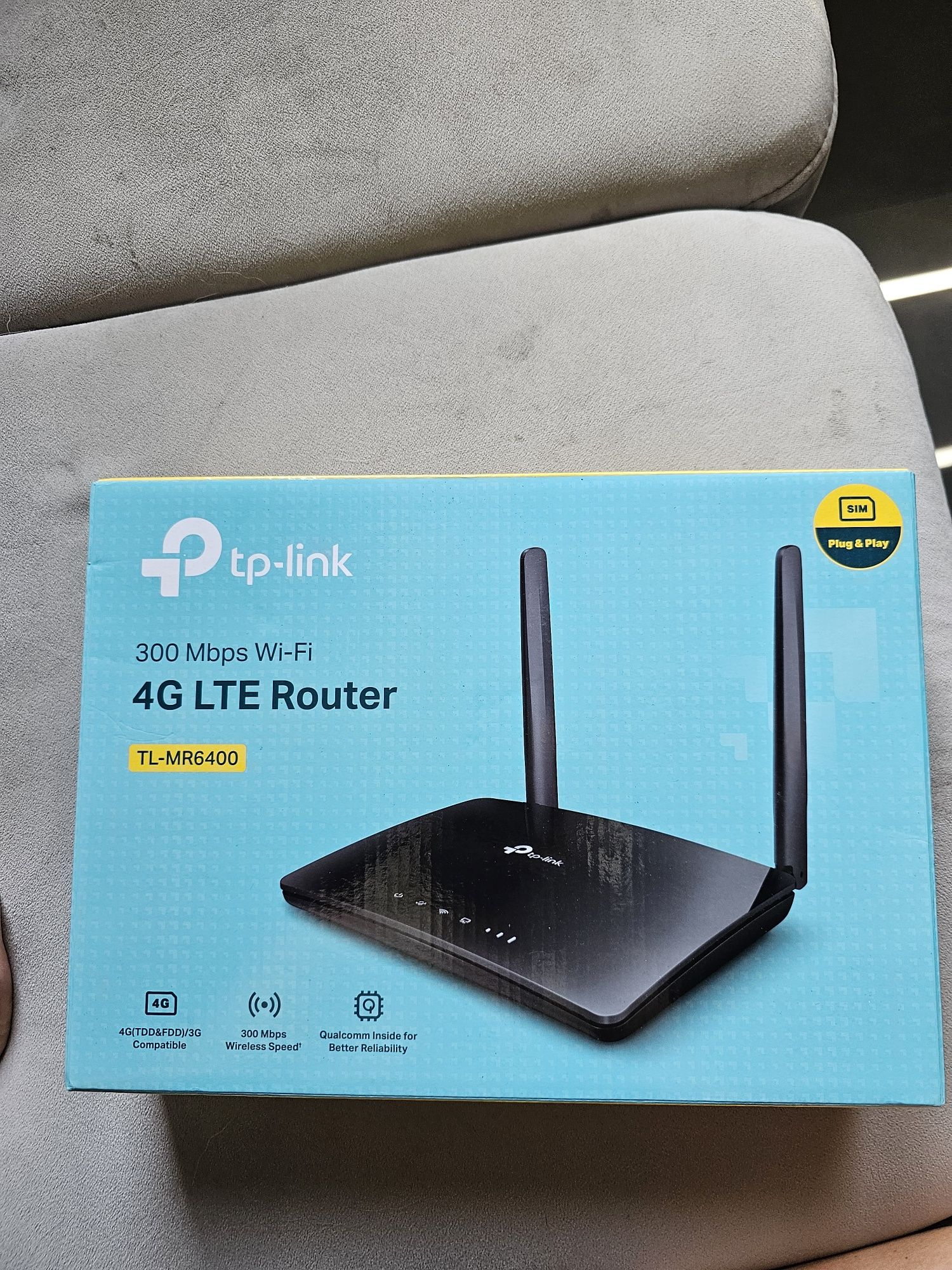 Router TP-LINK TL-MR6400 N300 2.4 GHz, Gniazdo SIM