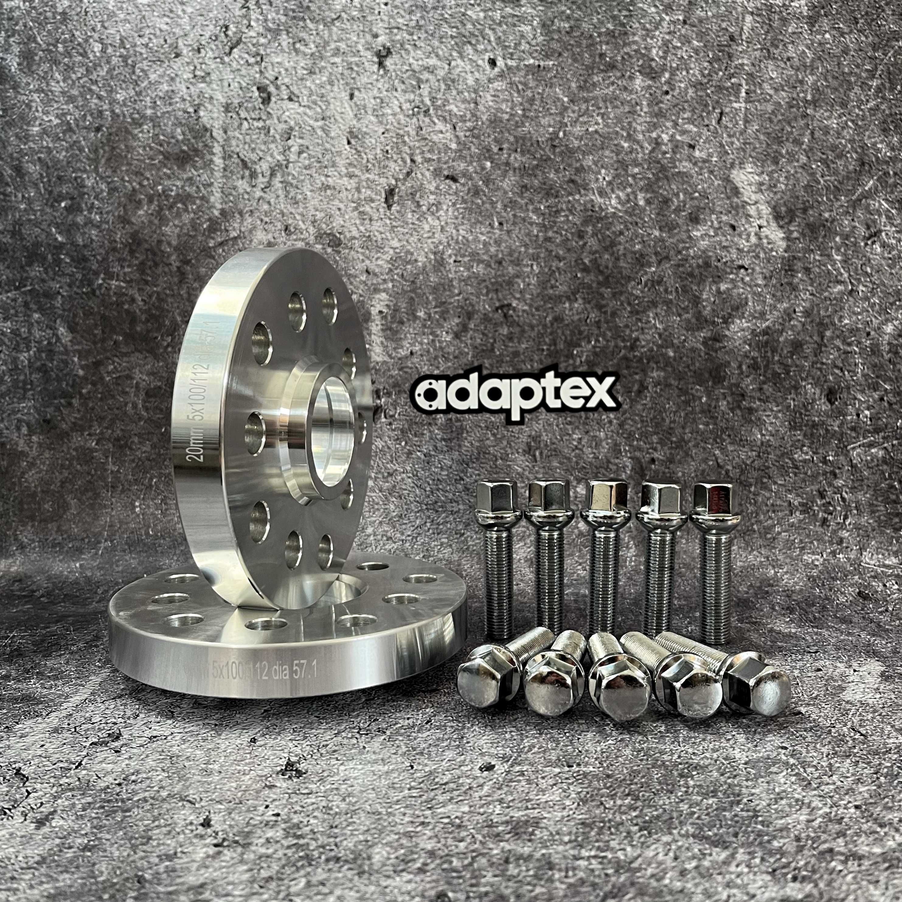 Проставки на колеса Audi, Seat, Skoda, VW 20мм PCD 5x112/100 DIA 57.1