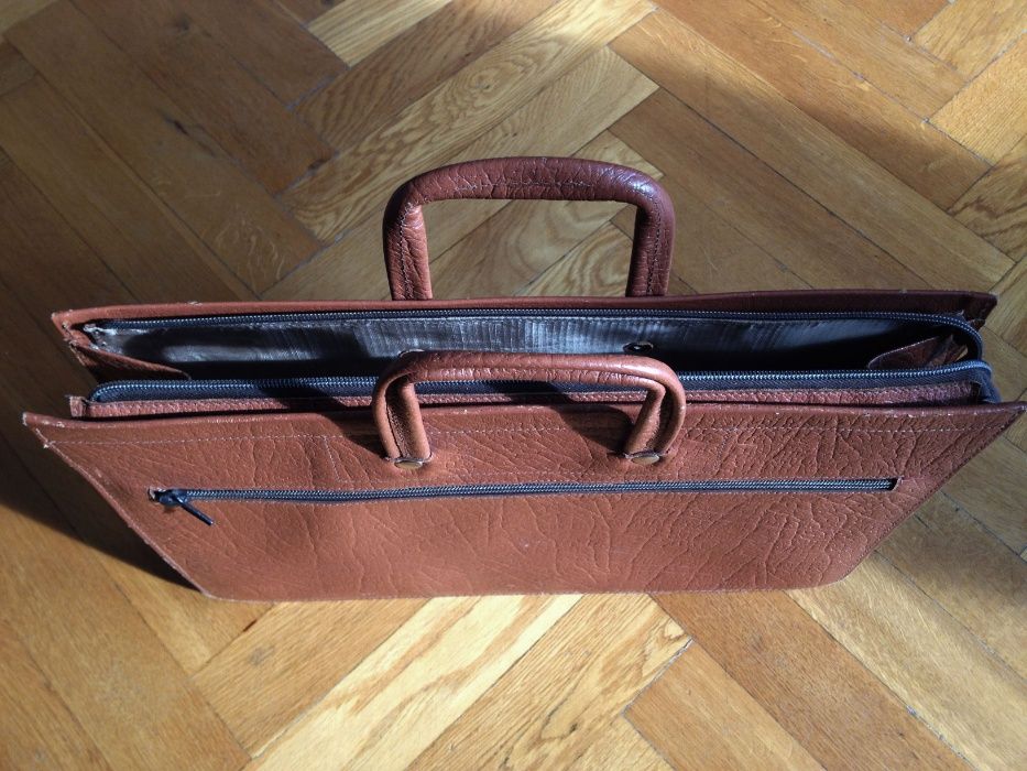 torba / neseser / aktówka skórzana PRL