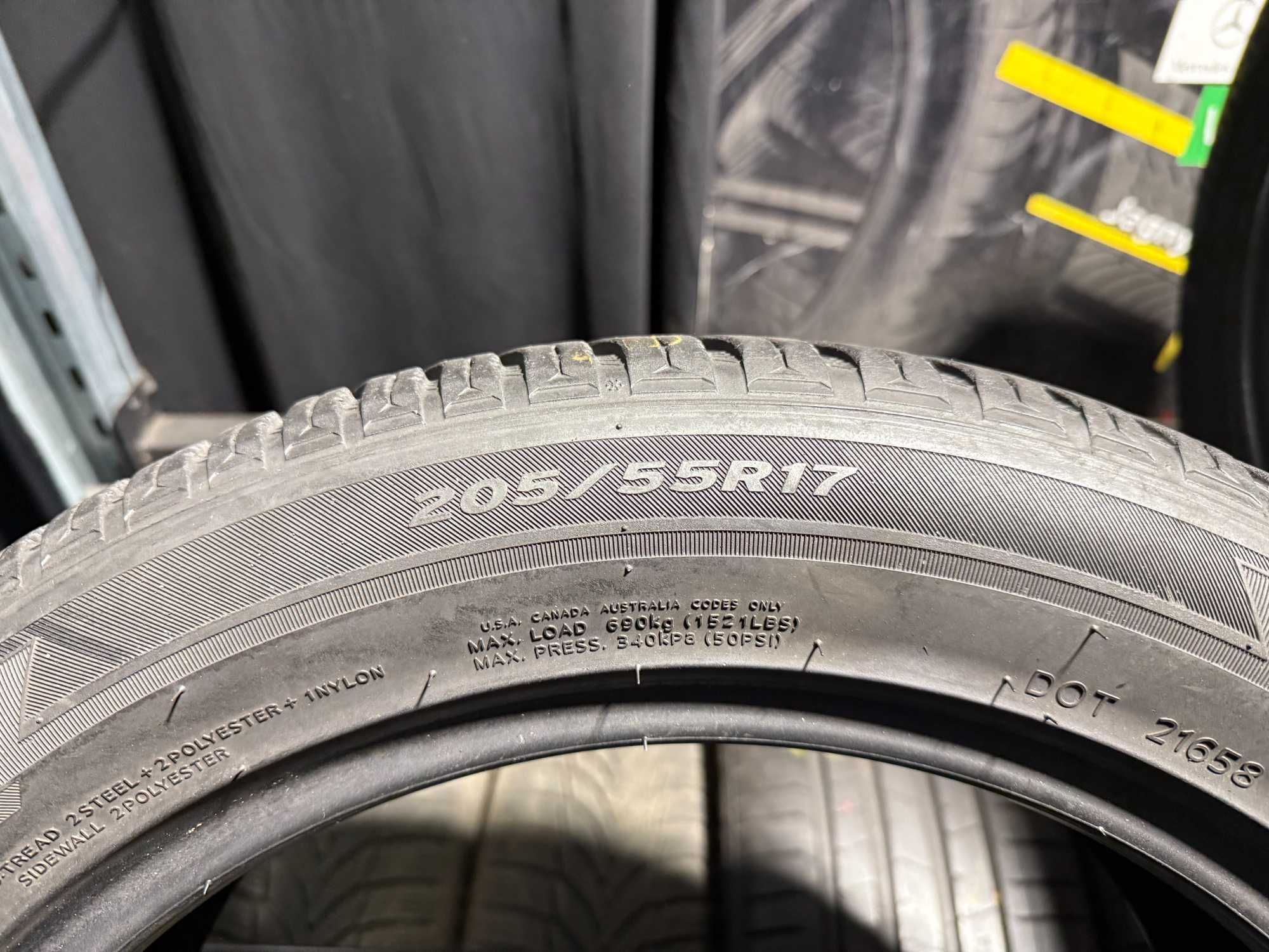 Opony Całoroczne 205/55/17 HANKOOK KINERGY KOMPLET #*2914