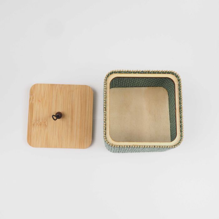 pojemnik pudełko szkatułka bambus etno boho Pepco