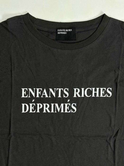 Футболка чорна Enfants Riches Deprimes archive distressed черная S M L