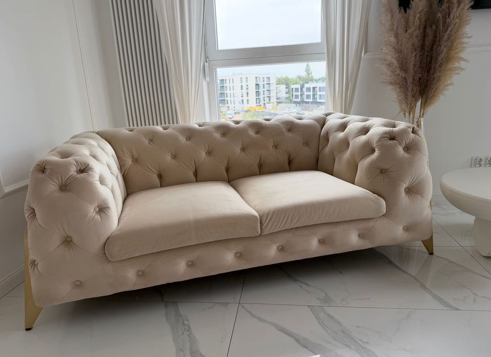 Sofa kanapa  2 osobowa chesterfield