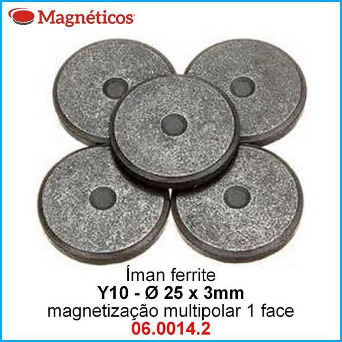 Ímanes em ferrite Y10