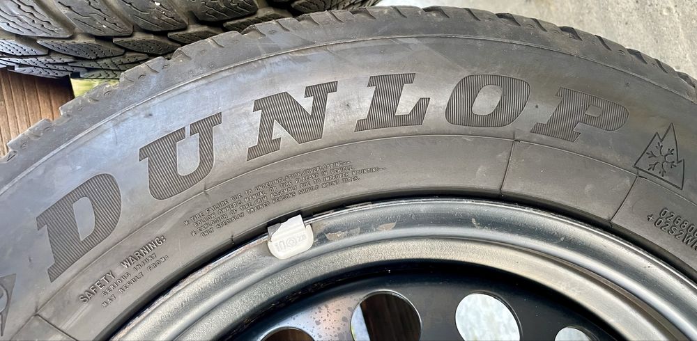 Резина Dunlop 195/65R15 та диски 5x112R15