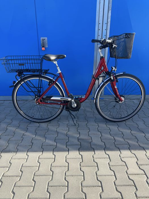 Sprzedam niemiecki rower miejski Pegasus Solero czerwony 28” koła