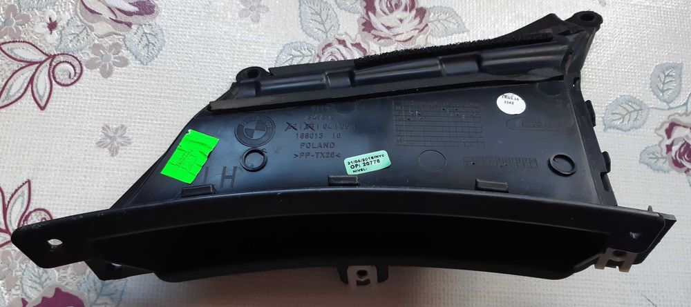 Воздуховод передній лівий BMW 7 G11/G12 16-19р. 51137347375. Оригінал