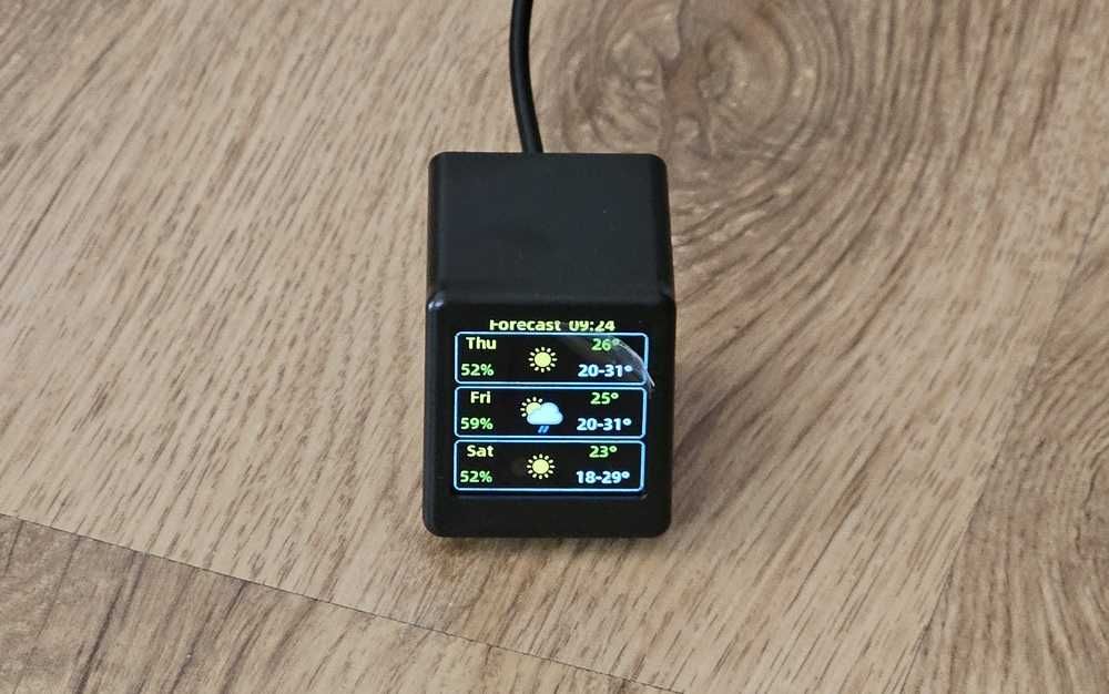 Mini stacja pogodowa WiFi