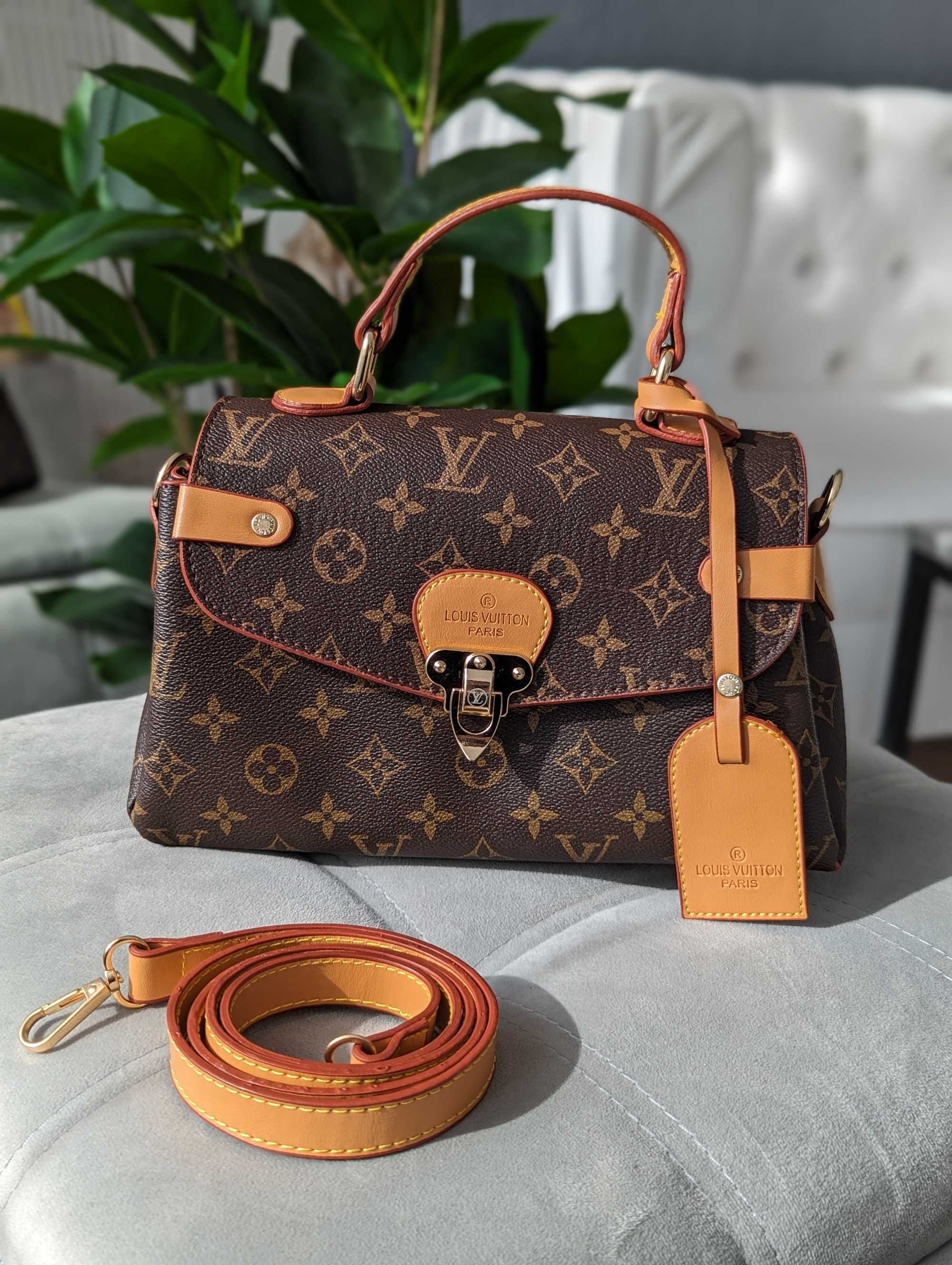 Сумка женская Louis Vuitton клатч большая Луи Виттон через плечо