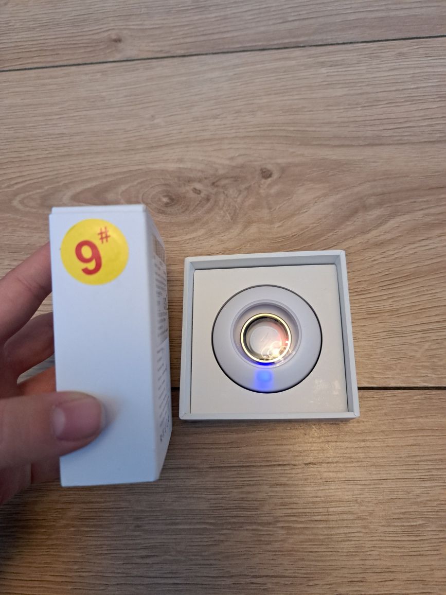 Smart ring JYouPro srebrny, tętno, saturacja, monitor snu, aktywność,