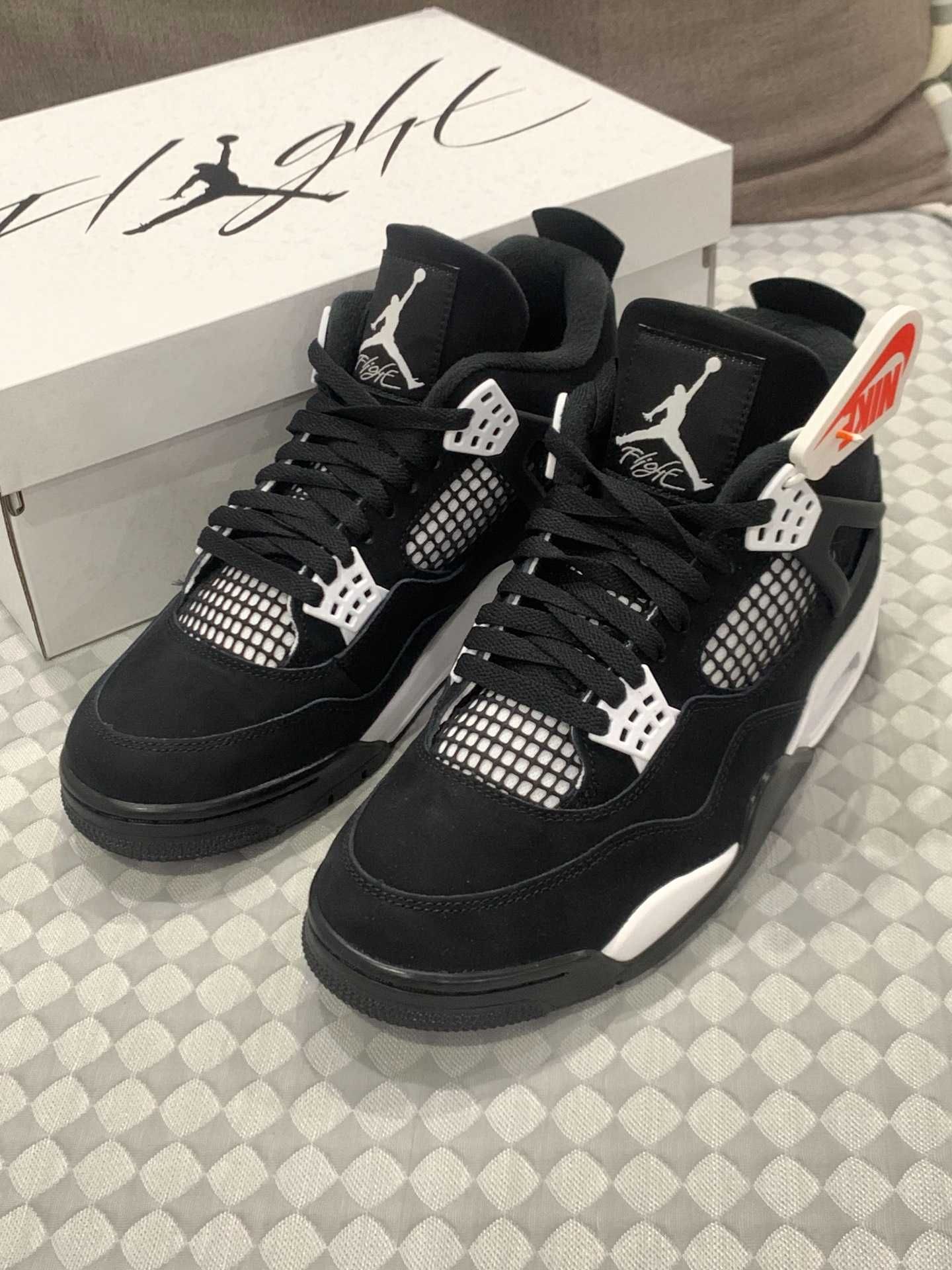 Buty/Air_Jordan4_Retro_White_Thunder/Cheap_Modne/Rozmiar.40