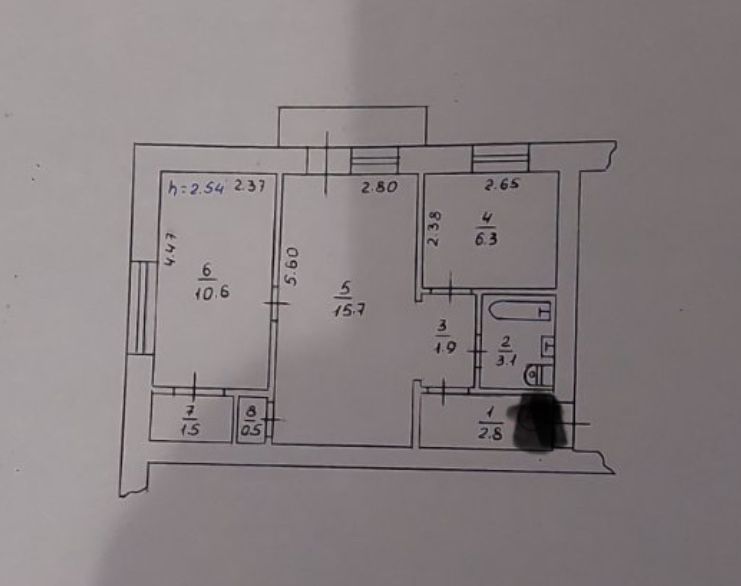 Продаж квартири 2 кім. вул. Соборна