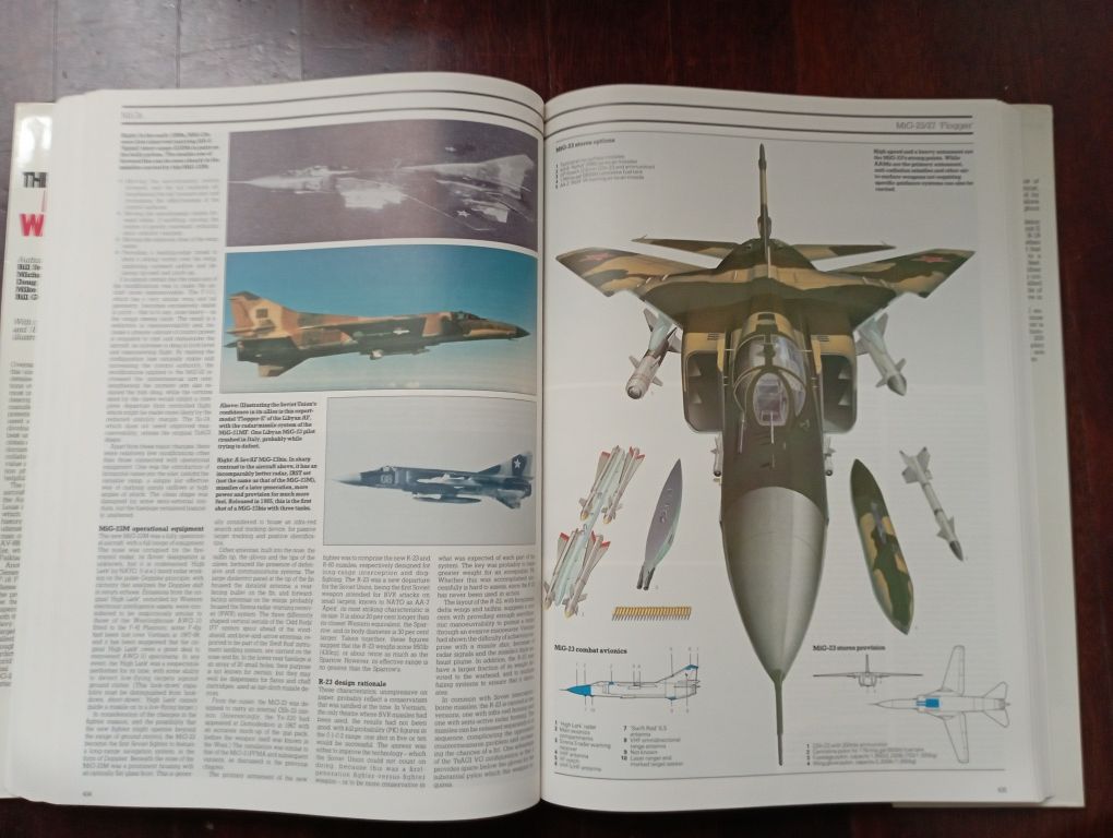 Livro sobre aviões de combate