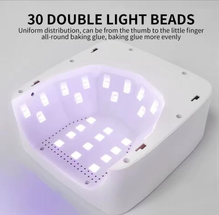 Акумуляторна лед лампа для манікюру