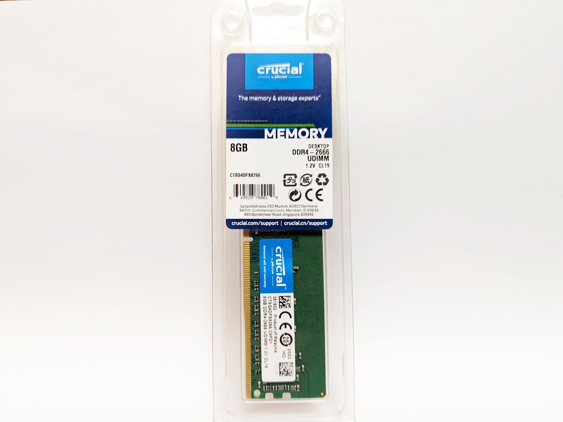 Оперативна пам'ять Crucial 16 ГБ DDR4 (2x8 ГБ)