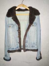 Джинсова куртка, курточка з норкою Just Cavalli 46-48 рр