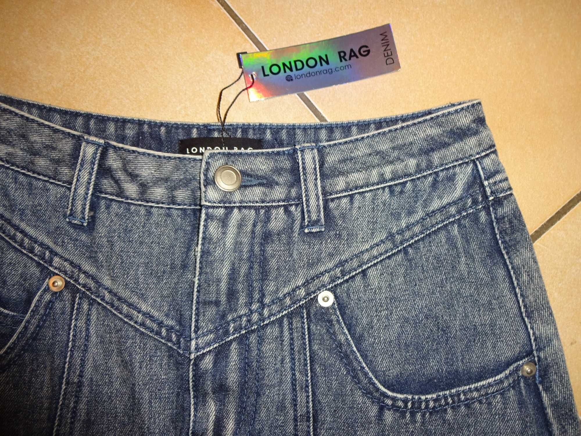 LONDON RAG Denim oryginalna jeansowa spódnica NOWA