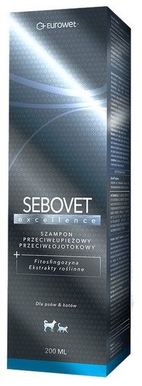 Szampon przeciwłupieżowy i przeciwłojotokowy dla kota i psa 200ml
