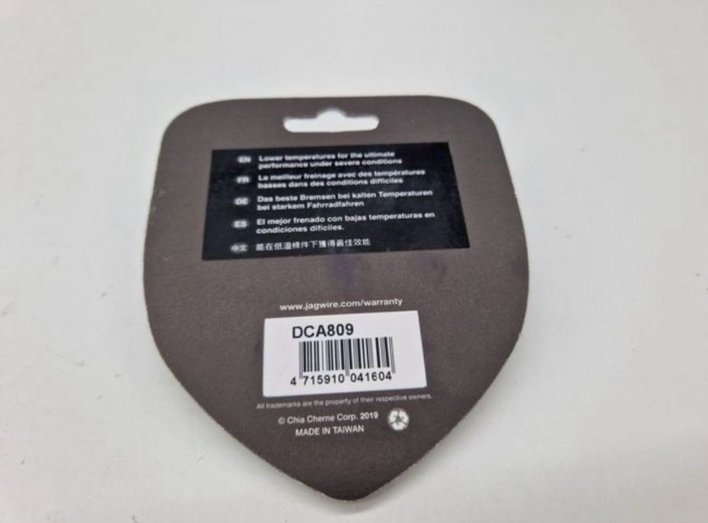 [K2] komplet klocków hamulcowych JAGWIRE DCA809 SRAM CODE Metallic