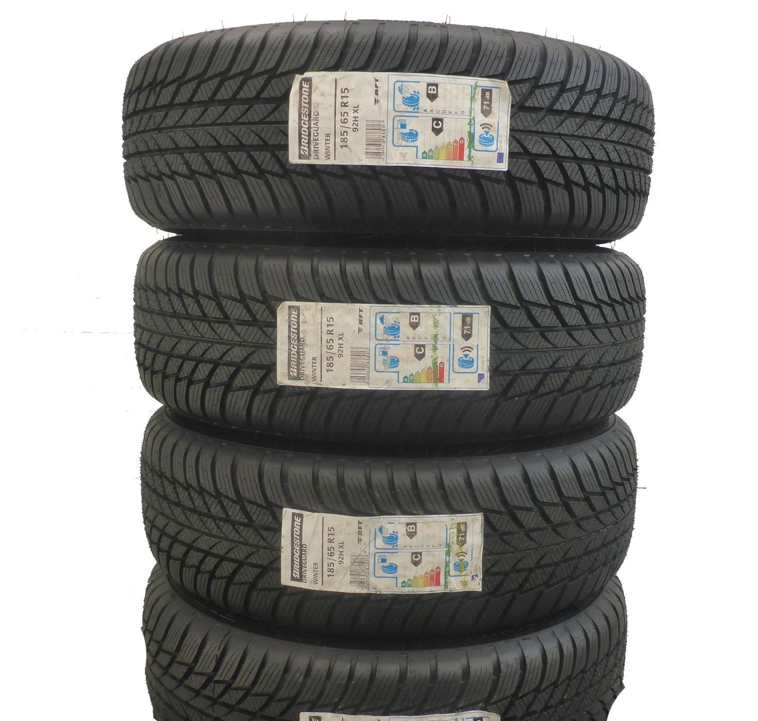185/65/15 Bridgestone 185/65R15 92H XL RFT Zima 2016 Nieużywane