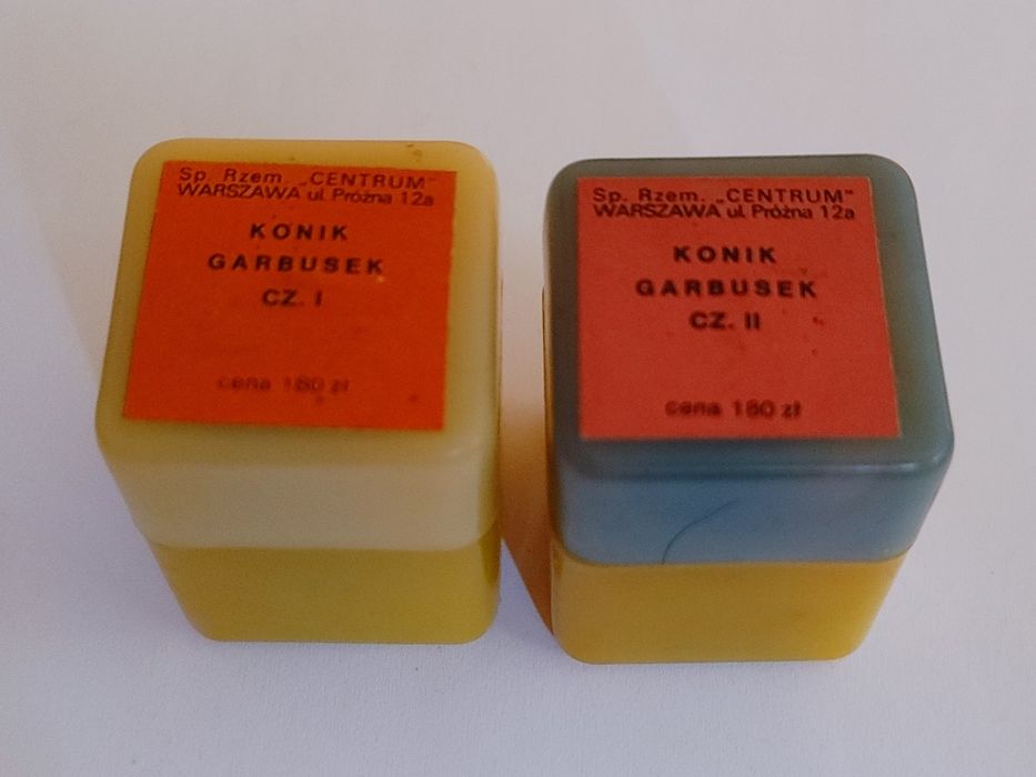 Bajki na rzutnik 2 części Konik Garbusek 2 szt. Retro bajki Ania Jacek