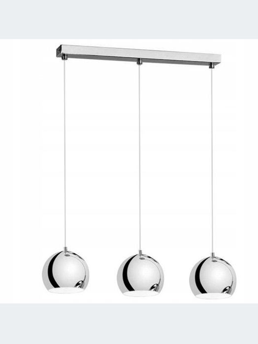 Lampa wisząca kule chrom