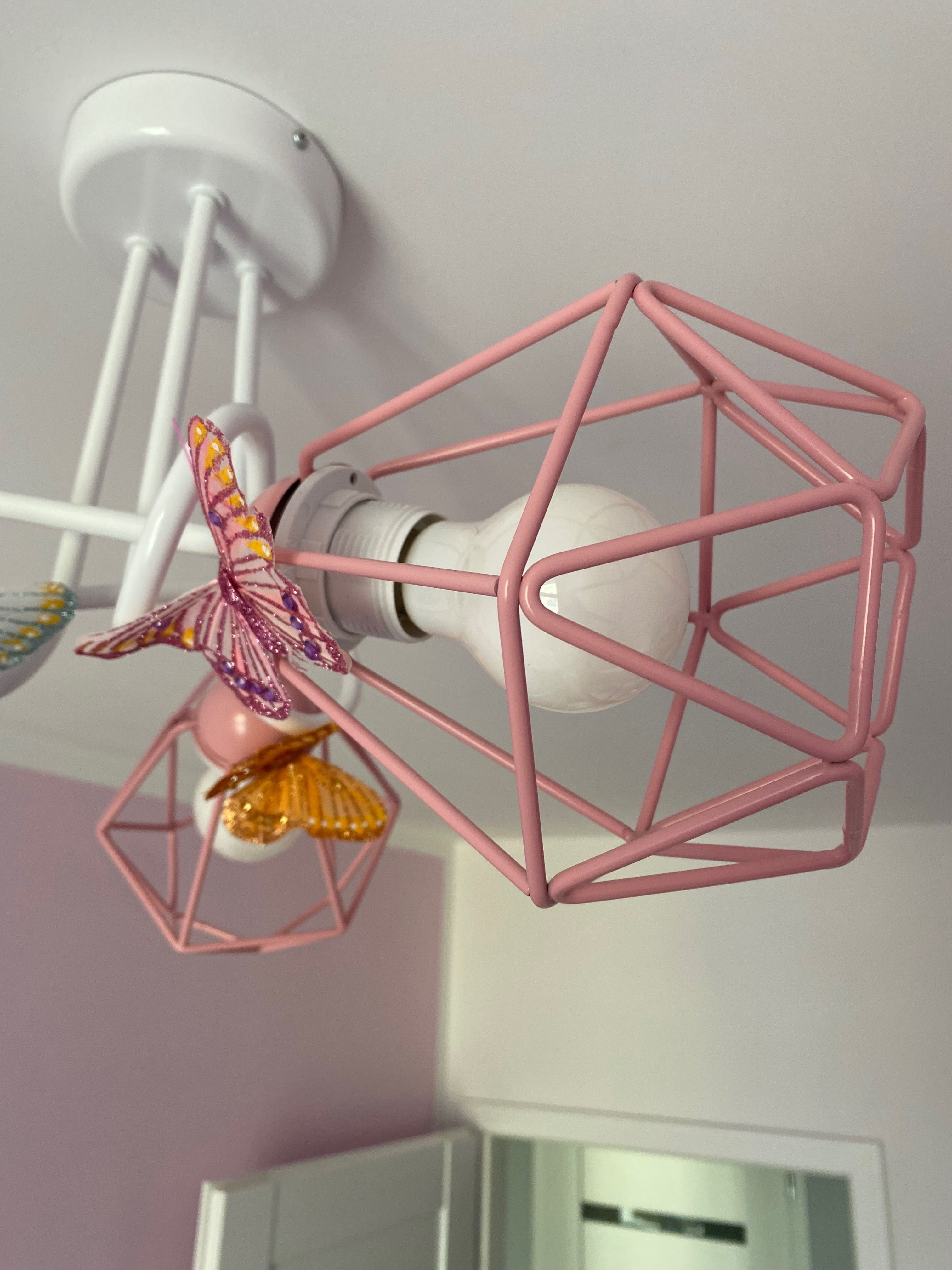 Lampa sufitowa wisząca żyrandol MOTYLEK 3