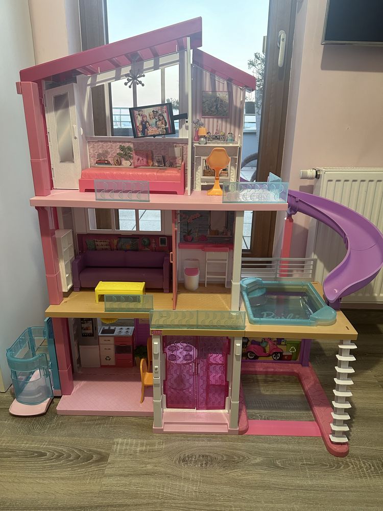 Duży domek rezydencja barbie jak nowy z windą i basenem s. 120/90 w.