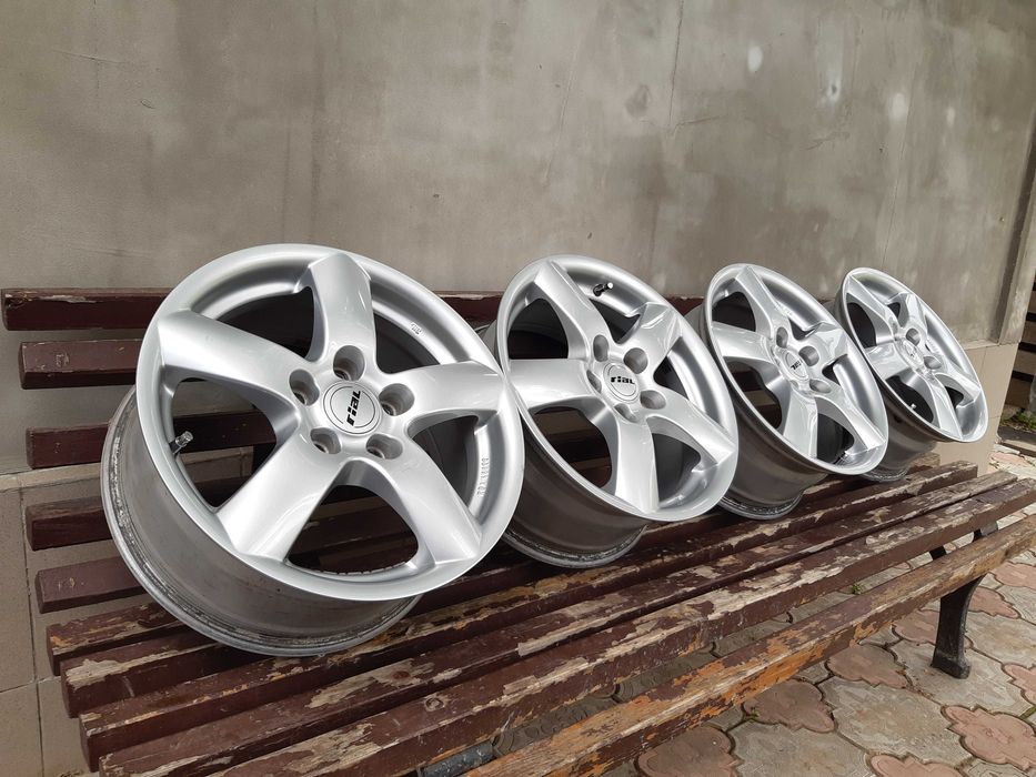 Диски 5 112 r16 rial audi vw mercedes