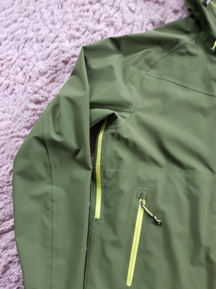 Kurtka techniczna 2L zielona Quechua hardshell xl rozmiar 54