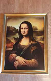 Obraz Mona Lisa ze złotymi ramami