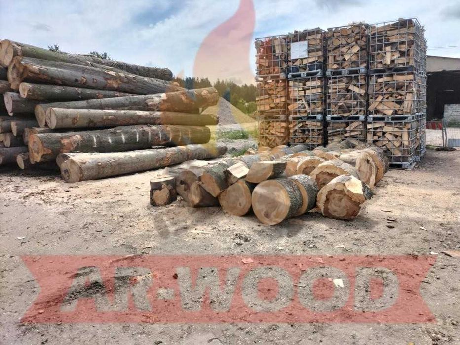 Drewno Sezonowane Suche Buk