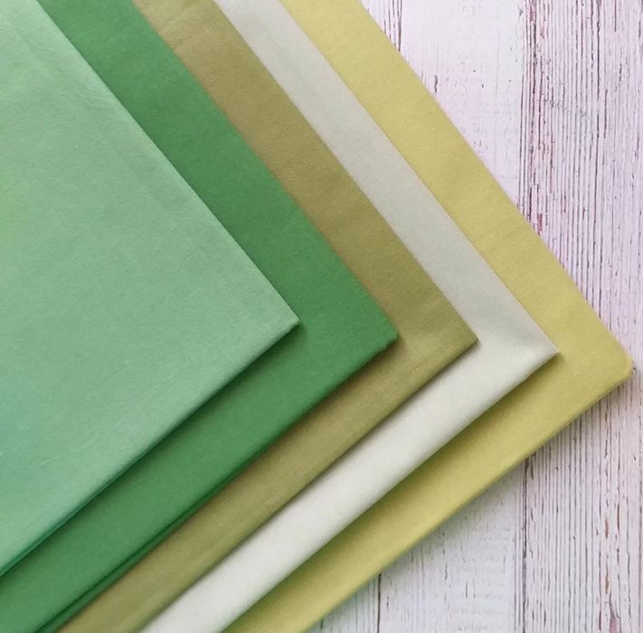 Однотонна тканина, 100% бавовна, набори для рукоділля та творчості