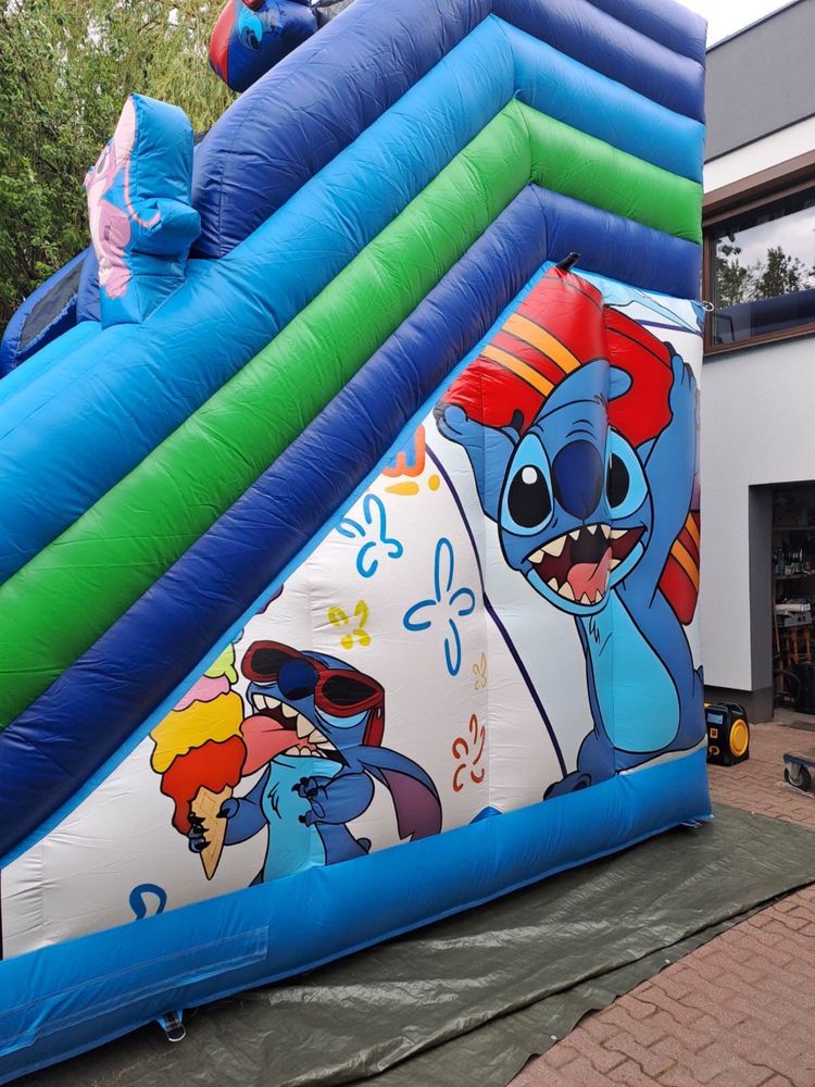 Zjezdzalnia dmuchana, dmuchaniec minionki , dmuchance, lego stich