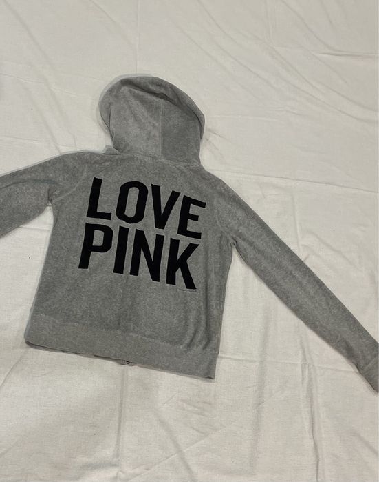Hoodie de senhora cinza” Victoria Secret”