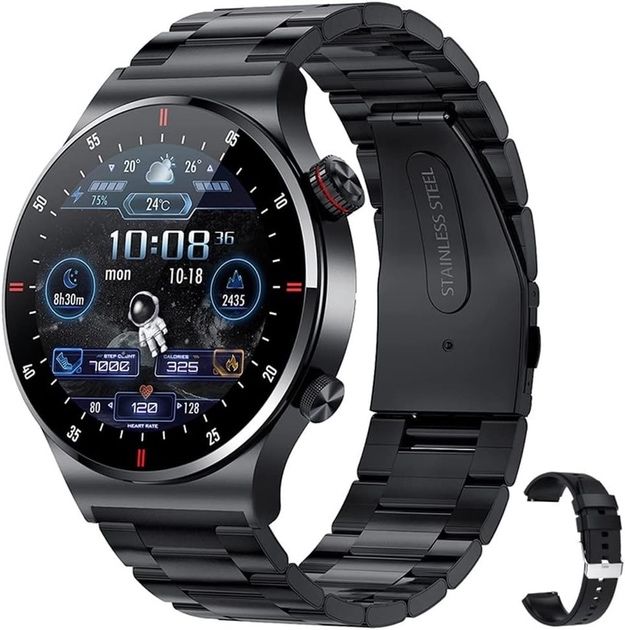 Смарт-годинник LIGE з металевим ремінцем