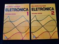 2 Livros: "Eletrônica - Dispositivos e Circuitos " Vol. 1 e 2