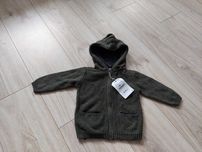 Sweterek zara Khaki kardigan sweter dinozaur 86