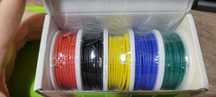 Провод 22 AWG в силиконовой изоляции медный луженый (5шт. по 10m)
