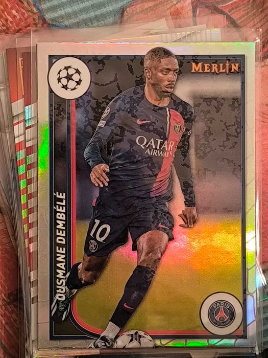 Carta futebol Dembele bola de ouro