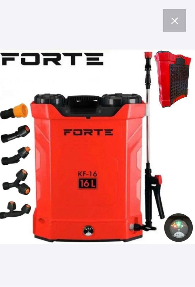 Опрыскиватель аккумуляторной Forte KF-16  обприскувач акумуляторний