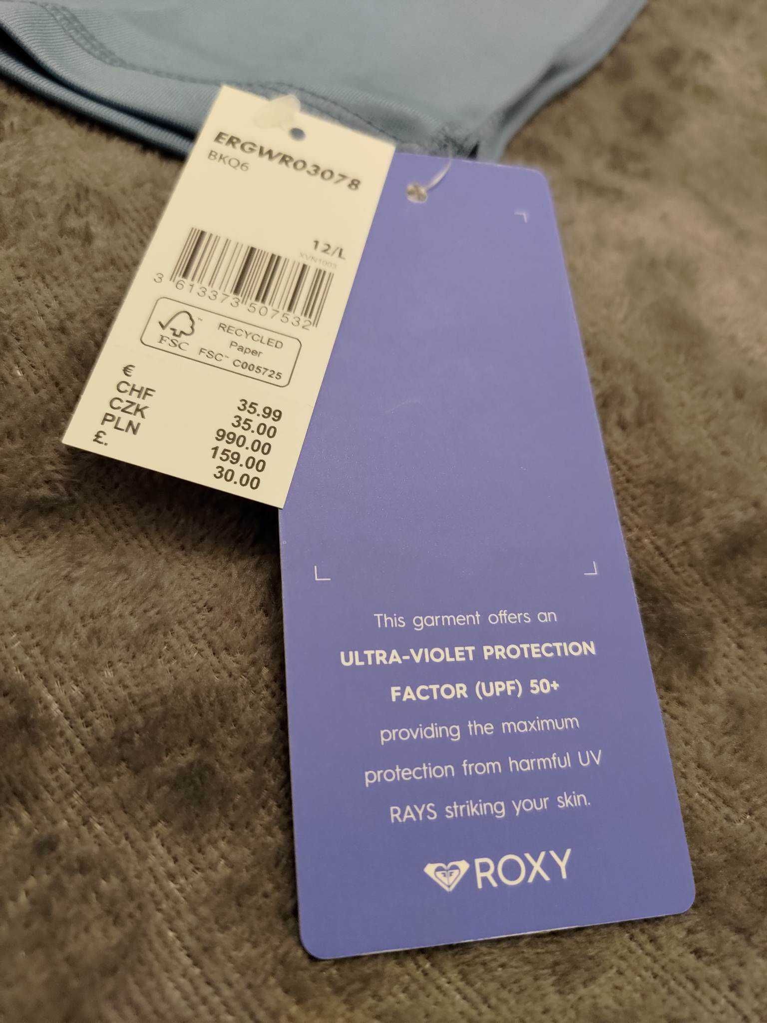Roxy Rashguard - Koszulka ochronna UPF 50+ - rozmiar 152