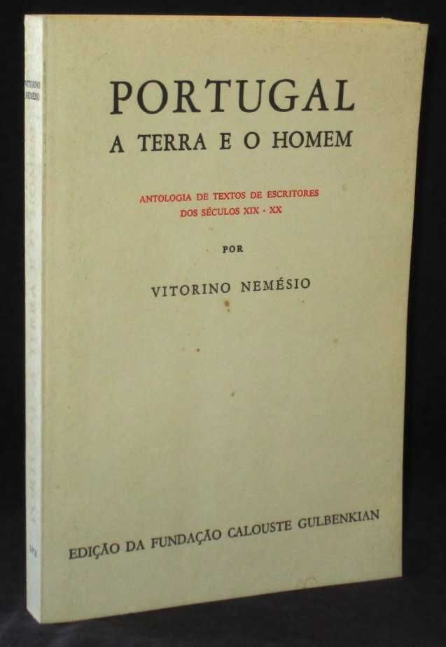 Livro Portugal A Terra e o Homem Antologia de textos Vitorino Nemésio